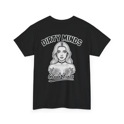 ‘Dirty Minds Clean Lines’ T-Shirt - Deadcorative Graphic Tee