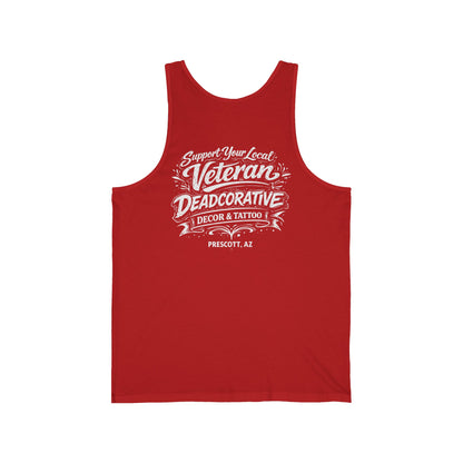 'Support Your Local Veteran' Graphic Tank Top — Deadcorative Graphic Tank Top