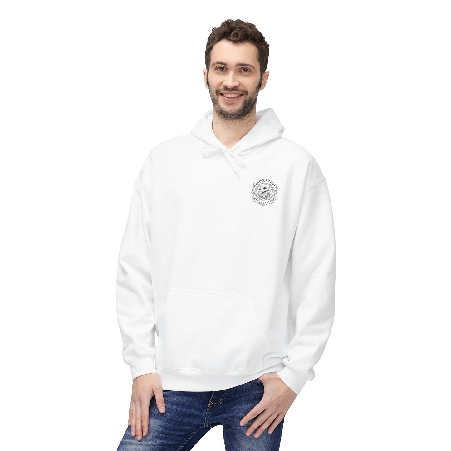 Dirty Minds Clean Lines Hoodie — Deadcorative Pullover Hoodie