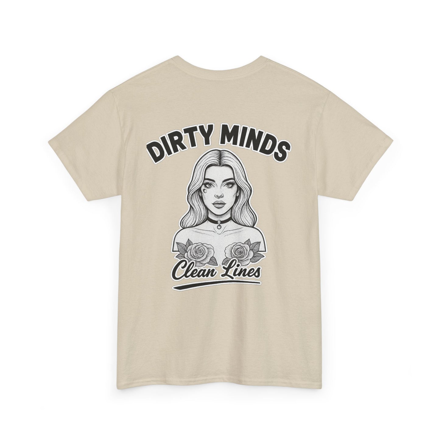 ‘Dirty Minds Clean Lines’ T-Shirt - Deadcorative Graphic Tee