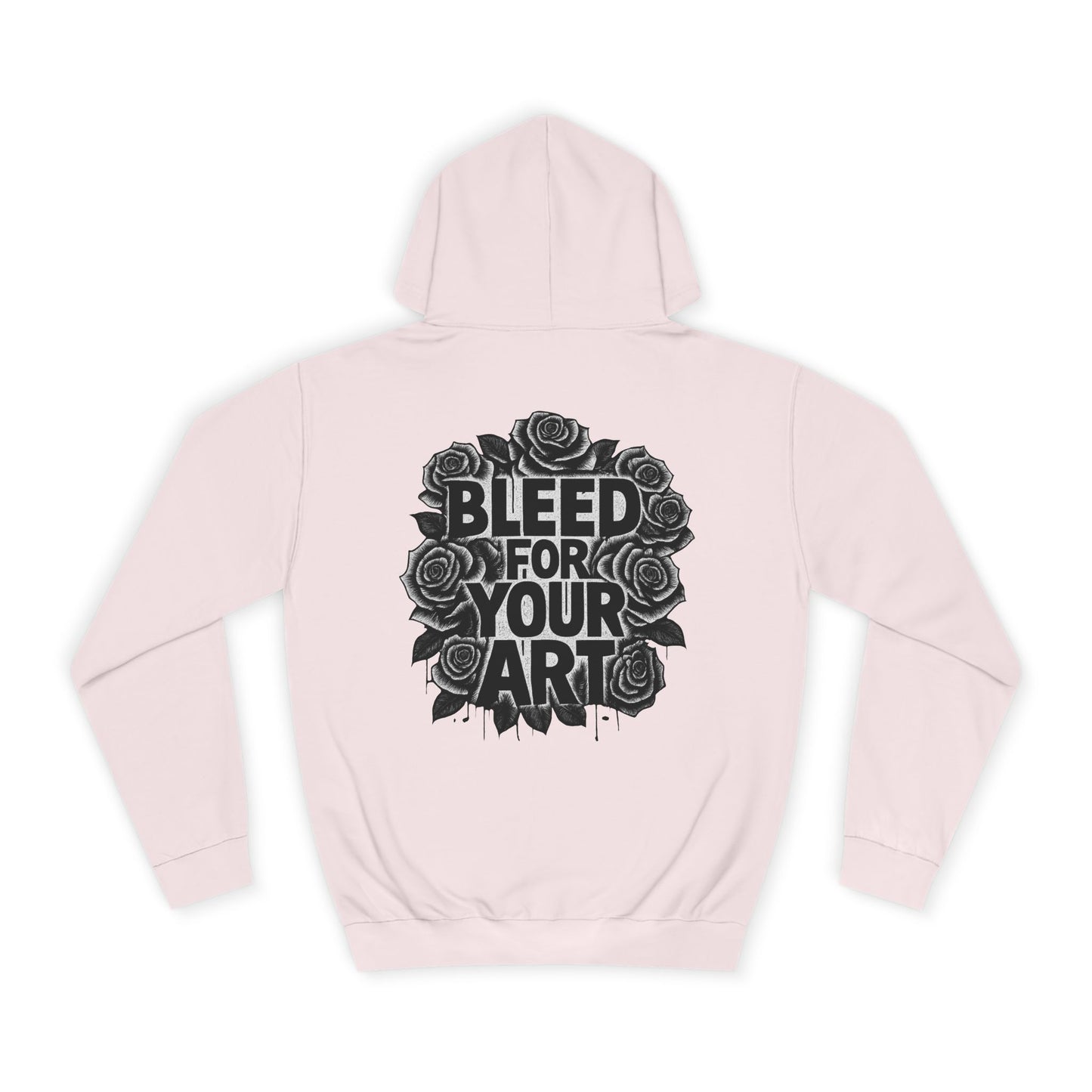 Bleed For Your Art Hoodie — Deadcorative Graphic Pullover Hoodie