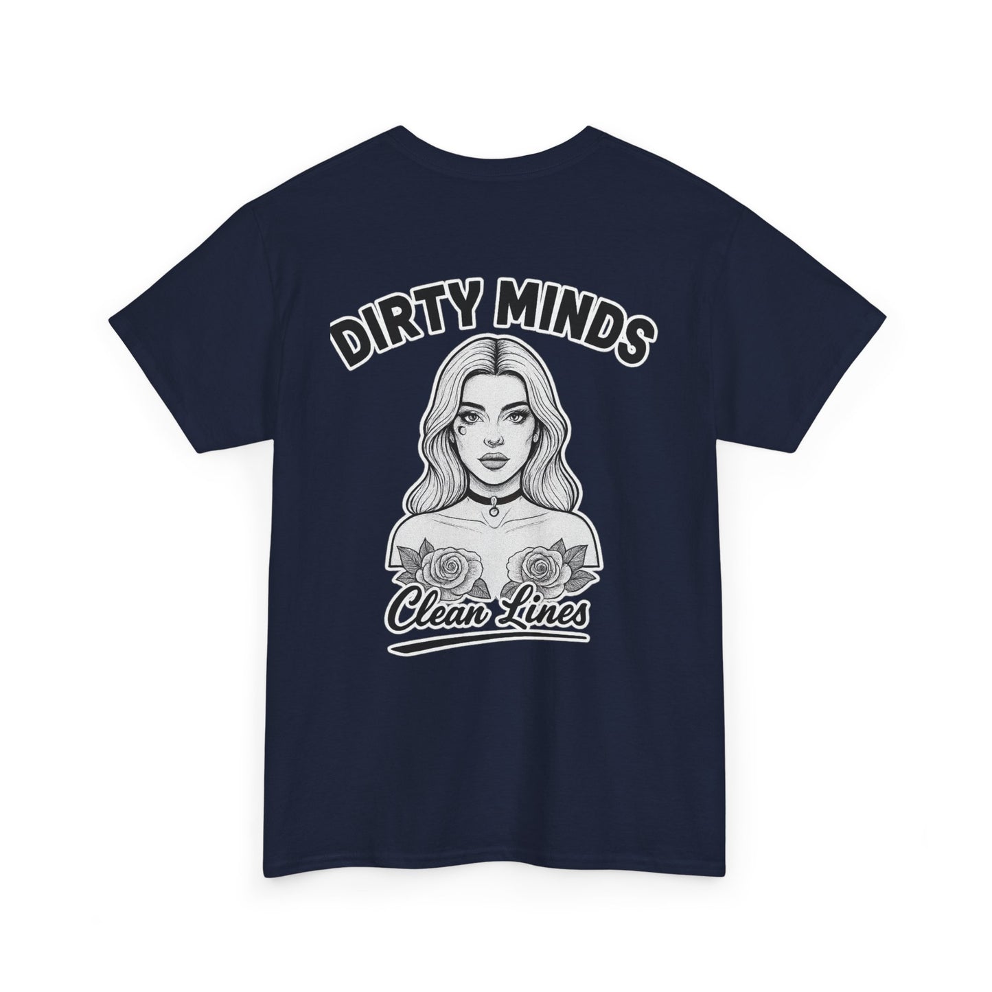 ‘Dirty Minds Clean Lines’ T-Shirt - Deadcorative Graphic Tee