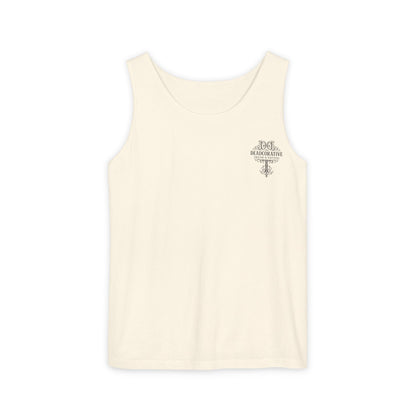 'Bottle Up / Needle Down' Tank Top — Deadcorative Graphic Tank Top