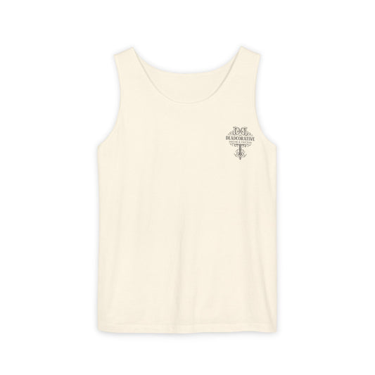 'Bottle Up / Needle Down' Tank Top — Deadcorative Graphic Tank Top