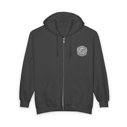 'Trust The Process' Zip Hoodie —  DeadCorative Graphic Zip Up Jacket