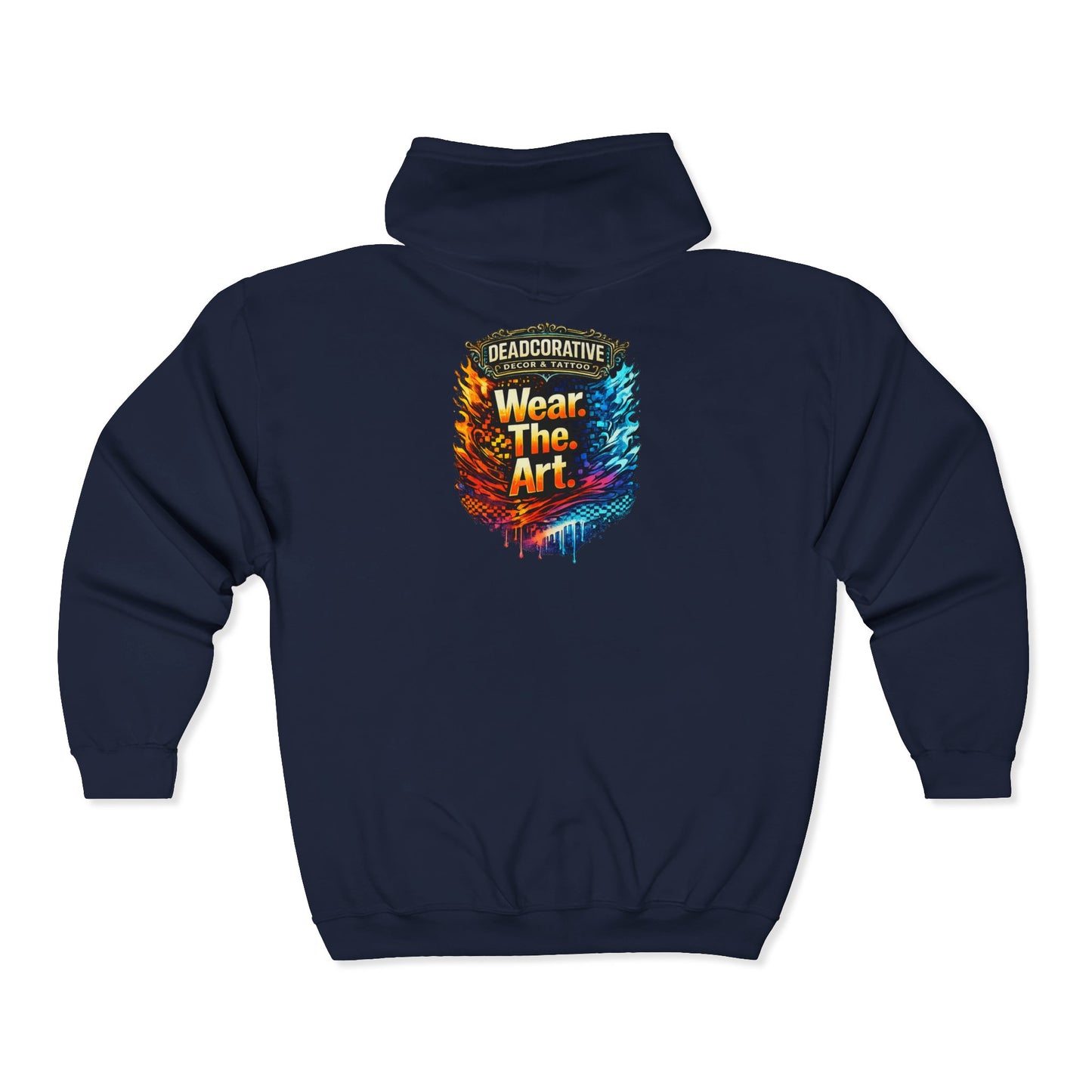 ‘Wear. The. Art.’ Full-Zip Jacket — Deadcorative Graphic Jacket