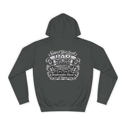 'Support Your Local Bar' Graphic — Deadcorative Graphic Pullover Hoodie