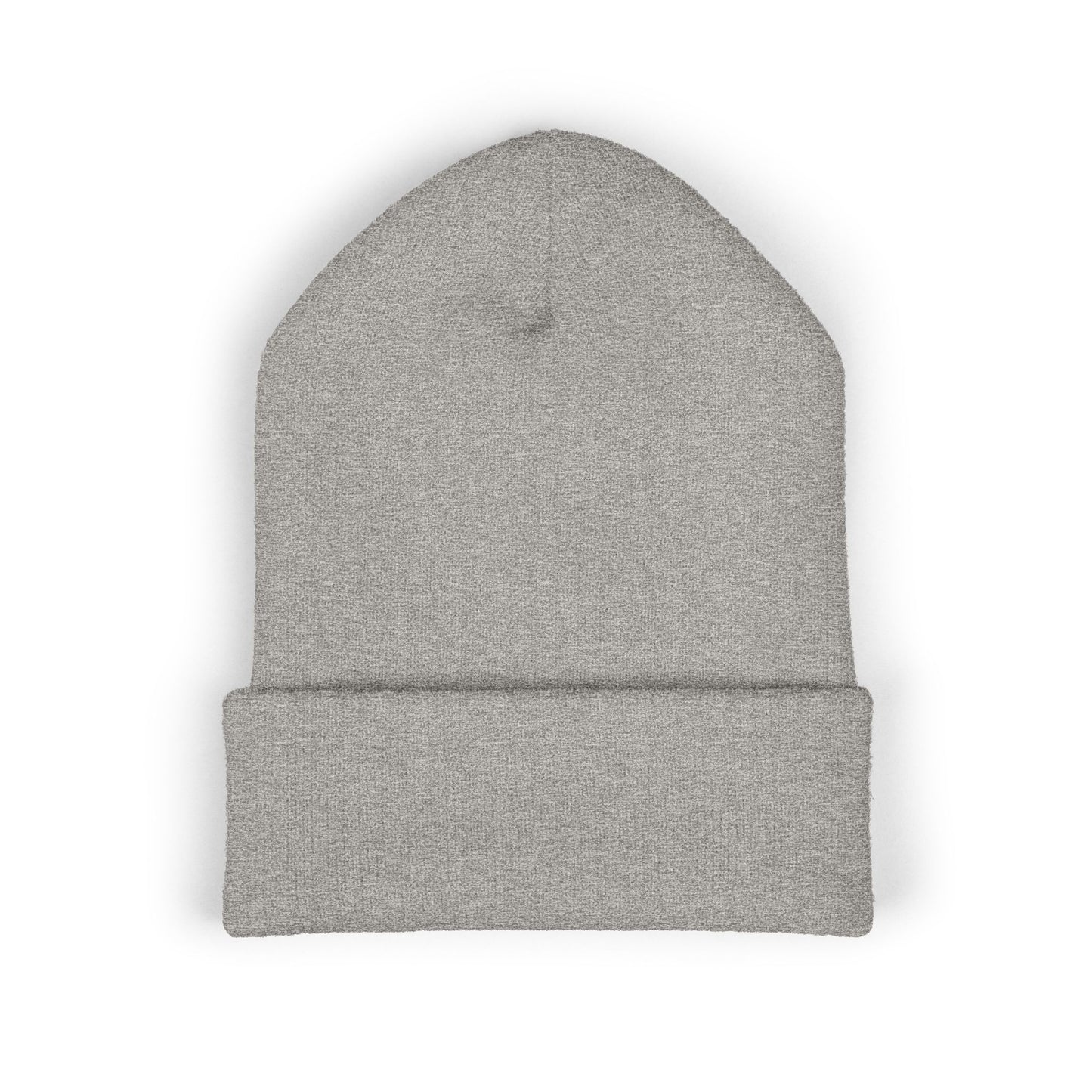 Embroidered 'Deadcorative' Classic Cuffed Beanie — Minimal Logo Knit Hat