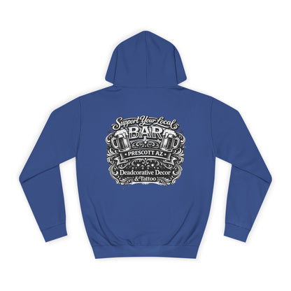 'Support Your Local Bar' Graphic — Deadcorative Graphic Pullover Hoodie
