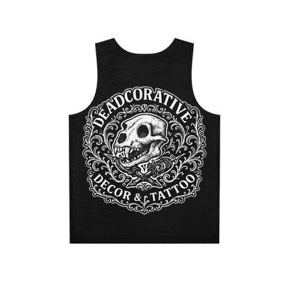 DeadCorative Logo Tank Top — DeadCorative Decor & Tattoo Graphic Tank