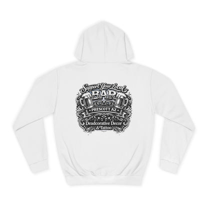 'Support Your Local Bar' Graphic — Deadcorative Graphic Pullover Hoodie
