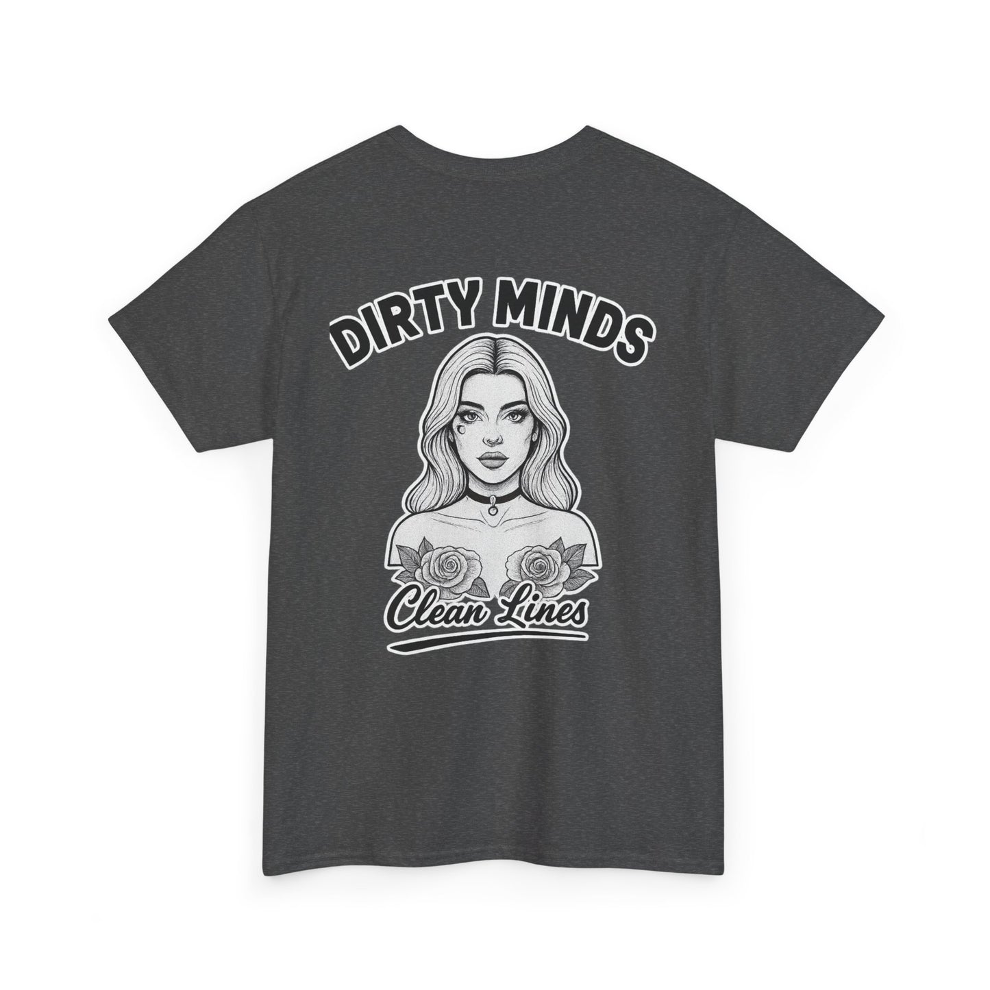 ‘Dirty Minds Clean Lines’ T-Shirt - Deadcorative Graphic Tee