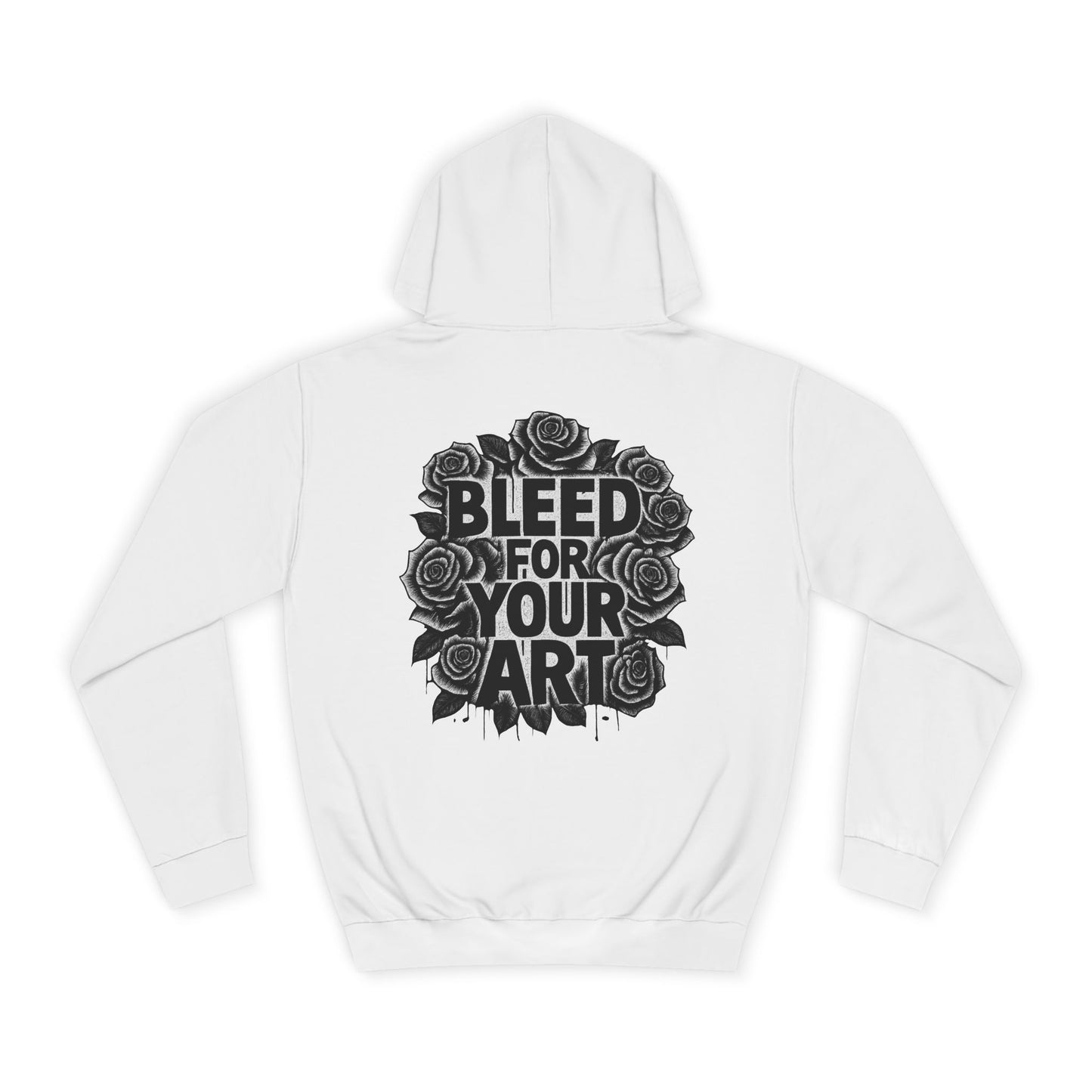Bleed For Your Art Hoodie — Deadcorative Graphic Pullover Hoodie