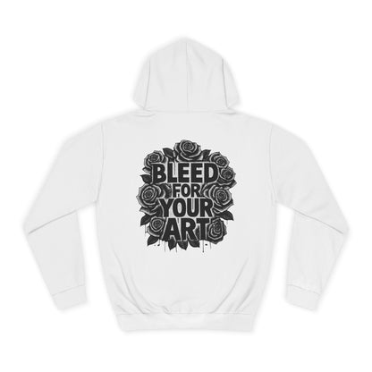 Bleed For Your Art Hoodie — Deadcorative Graphic Pullover Hoodie