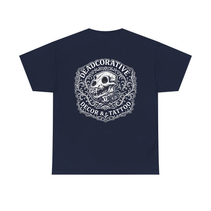 DeadCorative Logo Tee — “Deadcorative Decor & Tattoo” Graphic T-Shirt