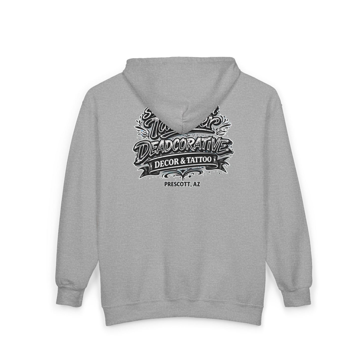 'Support Your Local Tattoer'  Full-Zip Jacket — Deadcorative Graphic Full-Zip Jacket