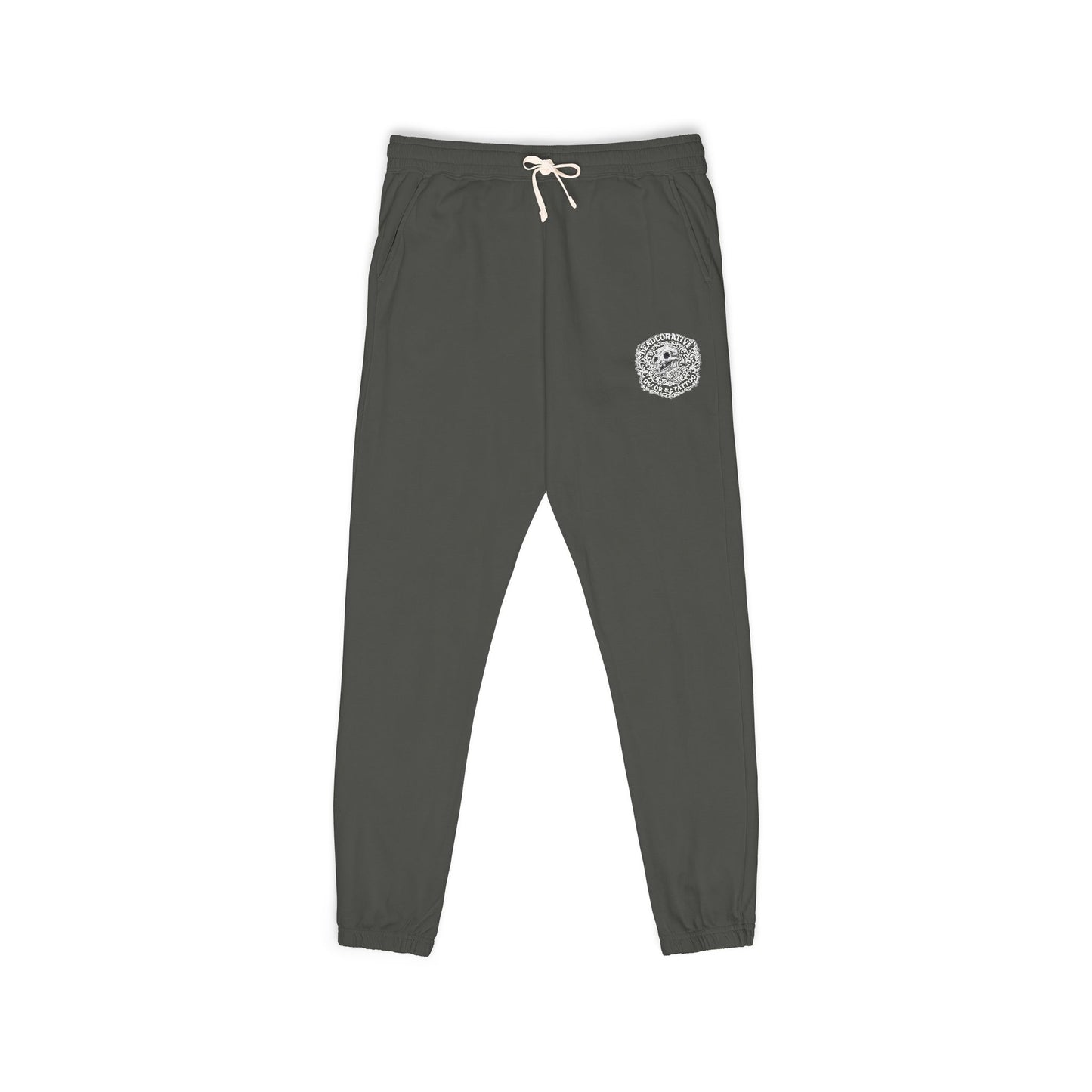 DeadCorative Logo Fleece Sweatpants — DeadCorative Logo Graphic Joggers