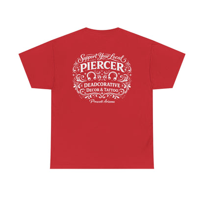 'Support Your Local Piercer' Graphic T‑Shirt — Deadcorative graphic T-Shirt