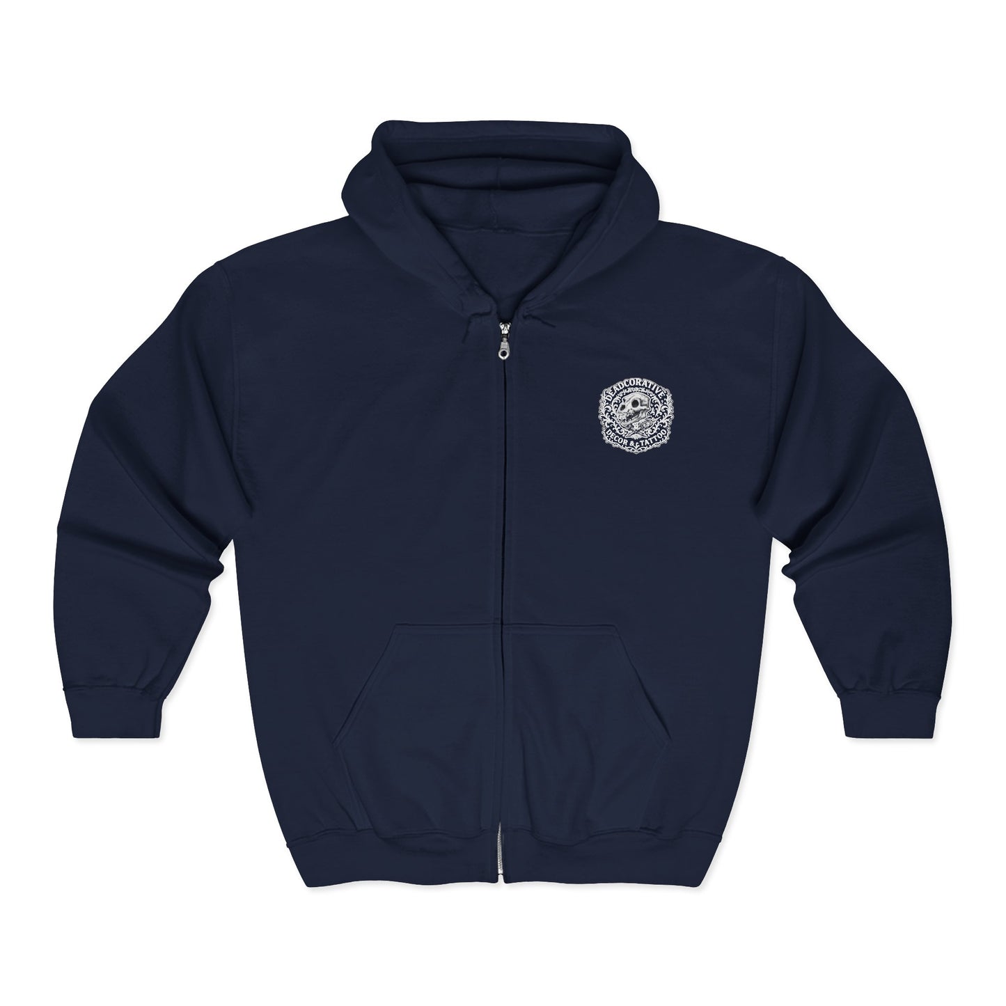 'Trust The Process' Zip Hoodie —  DeadCorative Graphic Zip Up Jacket