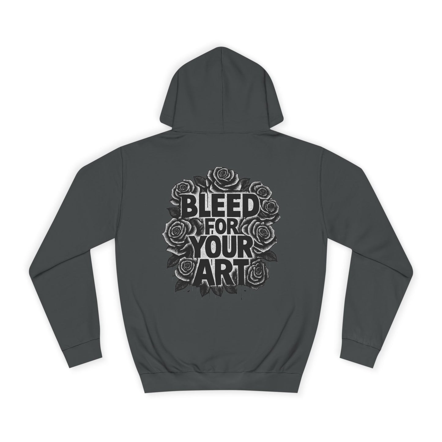 Bleed For Your Art Hoodie — Deadcorative Graphic Pullover Hoodie