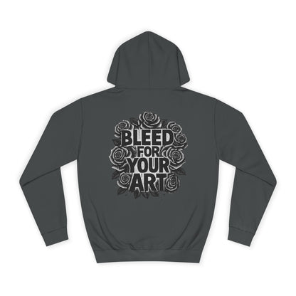 Bleed For Your Art Hoodie — Deadcorative Graphic Pullover Hoodie