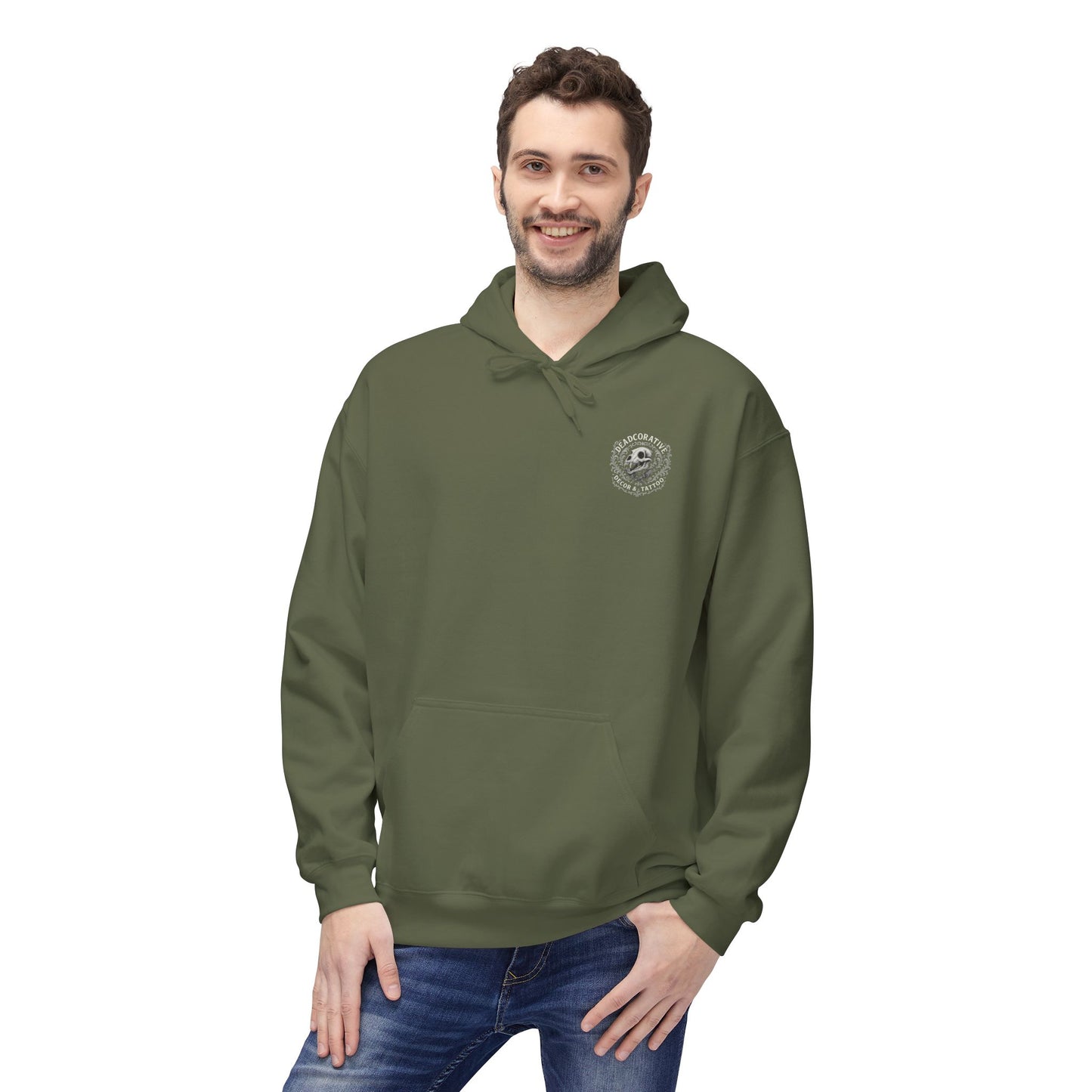 Dirty Minds Clean Lines Hoodie — Deadcorative Pullover Hoodie