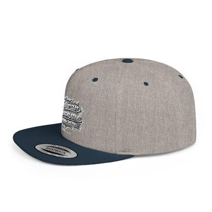 ‘Support Your Local Veteran’ Flat Bill Snapback Hat — Deadcorative SnapBack Cap