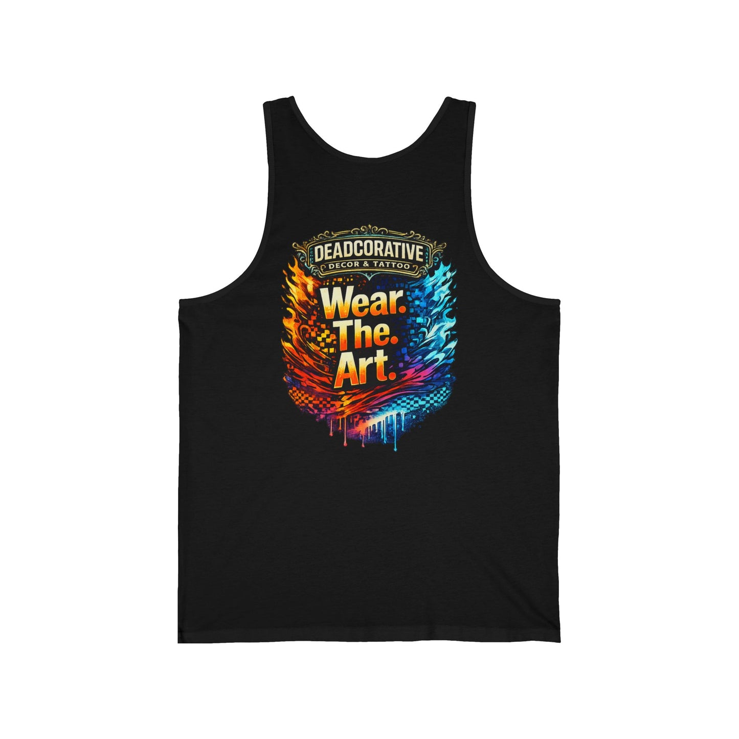 ‘Wear. The. Art.’ Tank Top — Deadcorative Graphic Tank Top