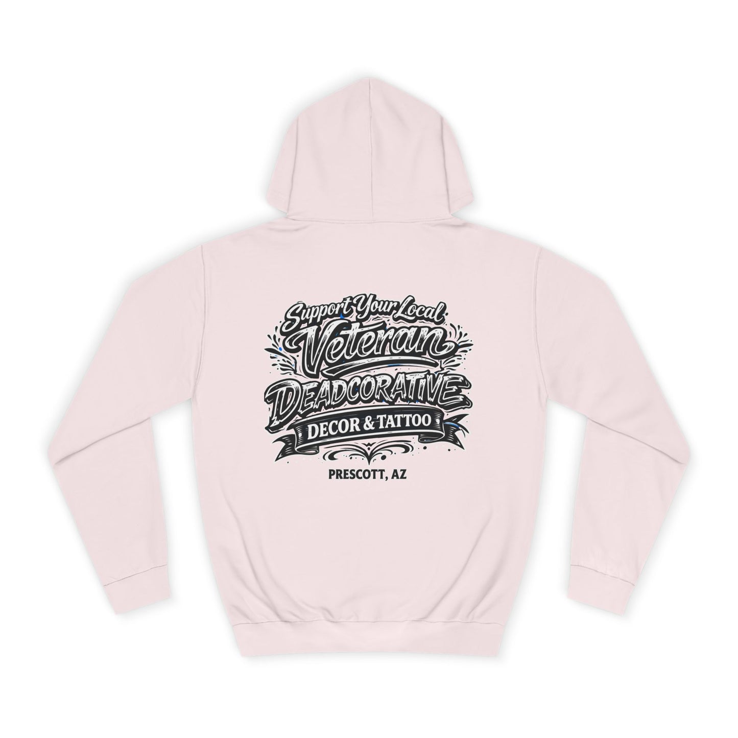 'Support Your Local Veteran' Graphic Hoodie – Deadcorative Graphic Pullover