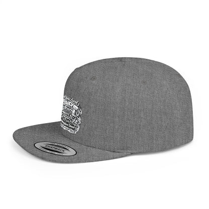 ‘Support Your Local Bar’ Flat Bill SnapBack Hat - Deadcorative Flat Bill Snapback Hat