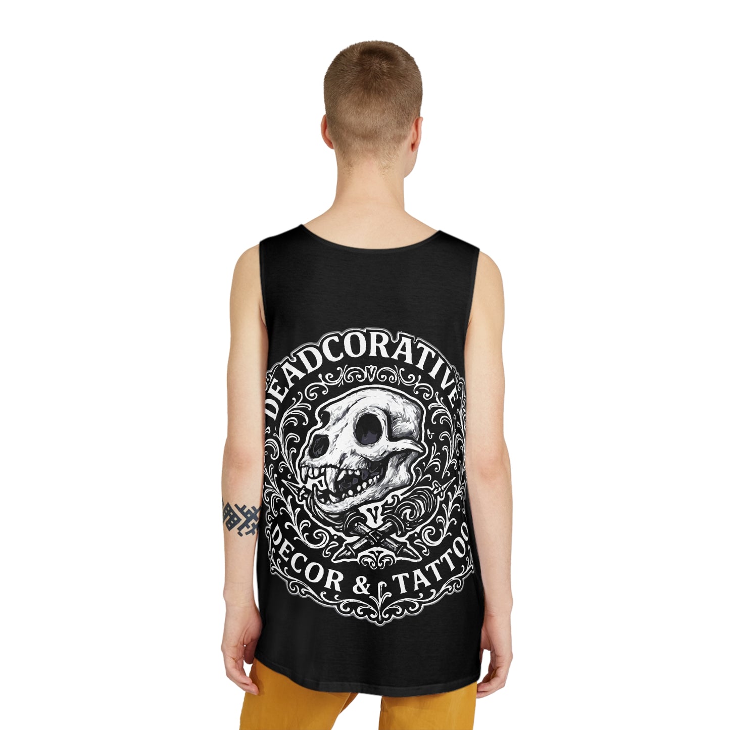 DeadCorative Logo Tank Top — DeadCorative Decor & Tattoo Graphic Tank