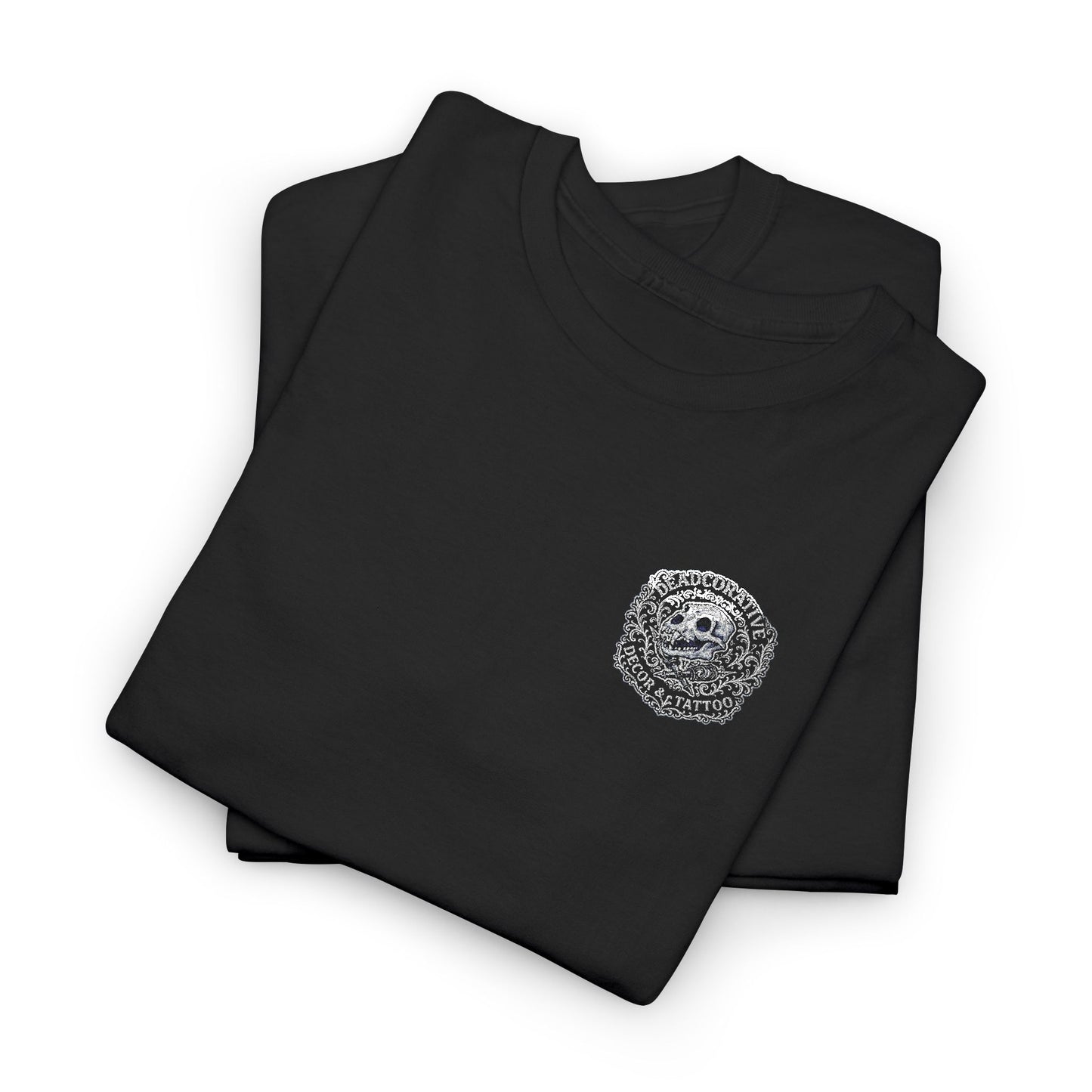 DeadCorative Embroidered Logo Tee — DeadCorative Embroidered Graphic T-Shirt