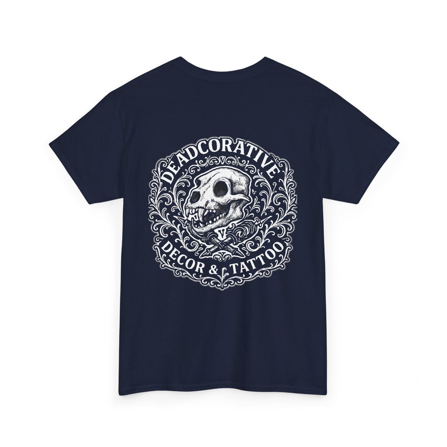 DeadCorative Logo Tee — “Deadcorative Decor & Tattoo” Graphic T-Shirt