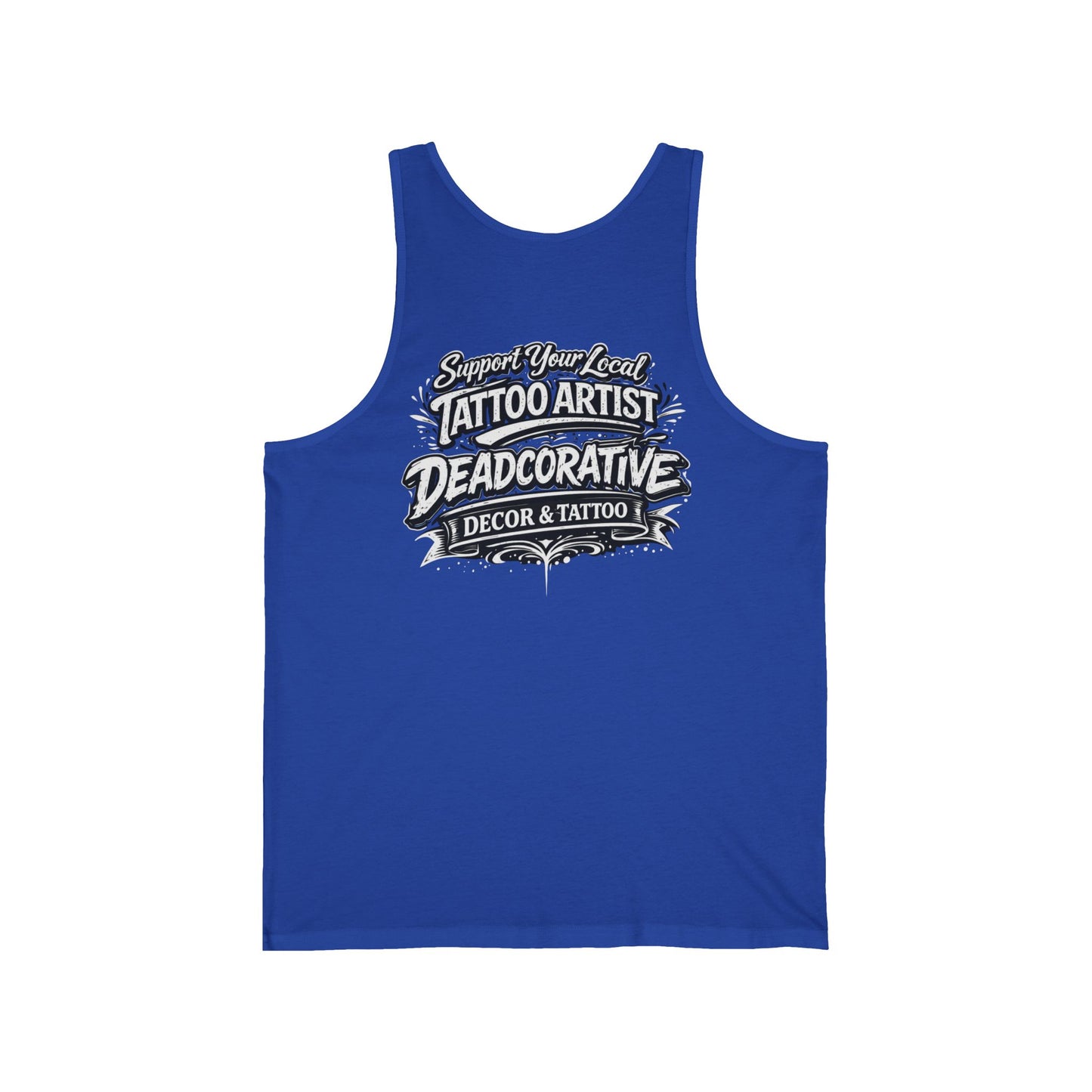 ‘Support Your Local Tattoo Artist’ Tank Top - Deadcorative Graphic Tank Top