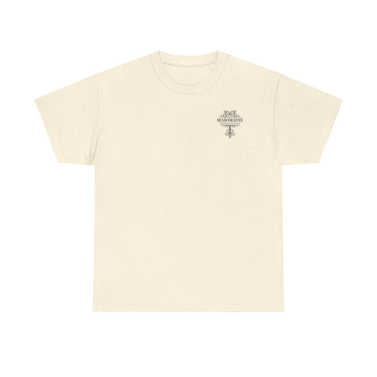 'Bottle Up / Needle Down'  Tee — Deadcorative Graphic T-Shirt