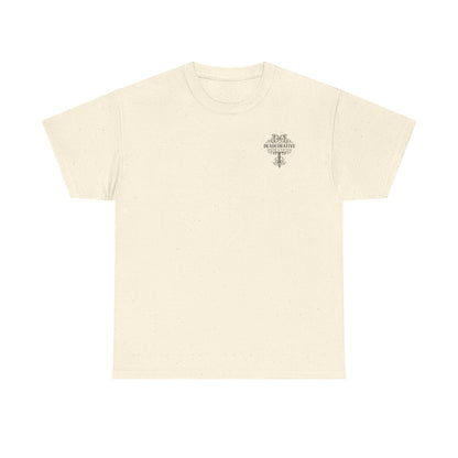 'Bottle Up / Needle Down'  Tee — Deadcorative Graphic T-Shirt