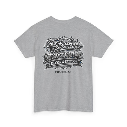 'Support Your Local Veteran' Graphic Tee — Deadcorative Graphic T-Shirt
