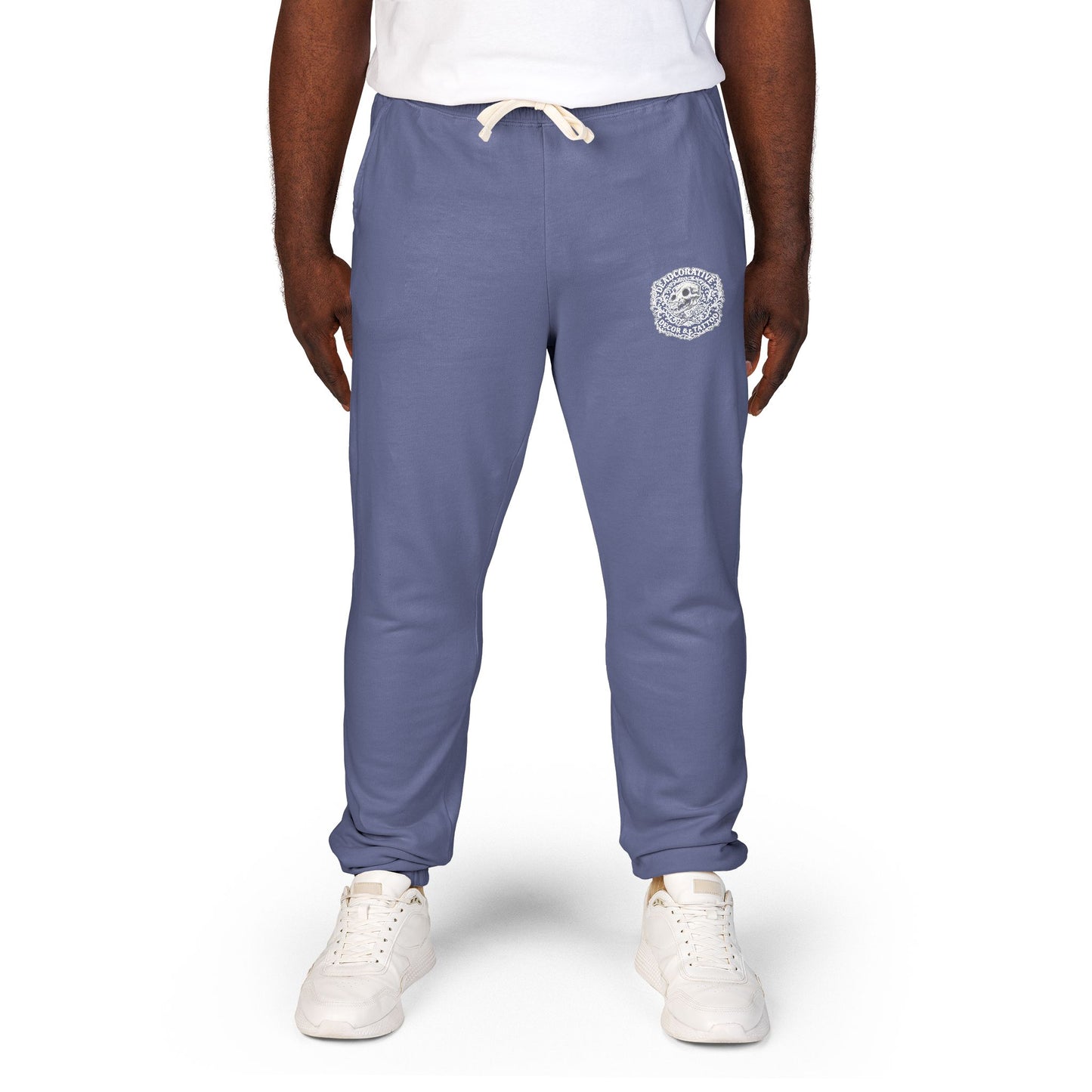 DeadCorative Logo Fleece Sweatpants — DeadCorative Logo Graphic Joggers