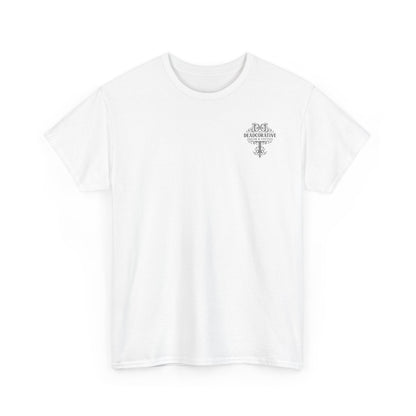 'Bottle Up / Needle Down'  Tee — Deadcorative Graphic T-Shirt