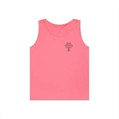 Deadcorative Logo Tank Top — "Deadcorative Decor & Tattoo" Chest & Back Print