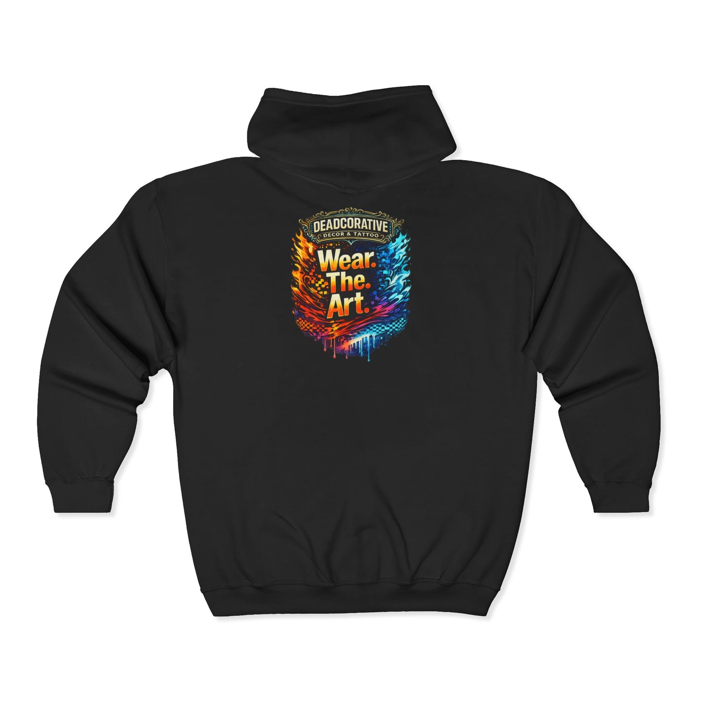 ‘Wear. The. Art.’ Full-Zip Jacket — Deadcorative Graphic Jacket