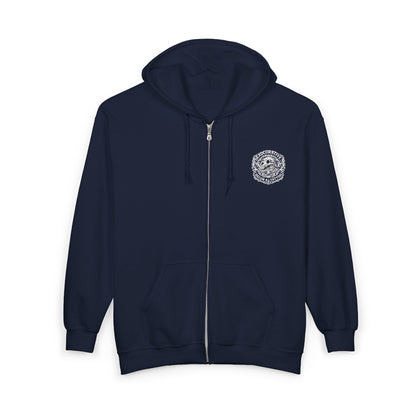 ‘Support Your Local Tattoo Shop’ Full-Zip Jacket — Deadcorative Graphic Zip-Up Jacket