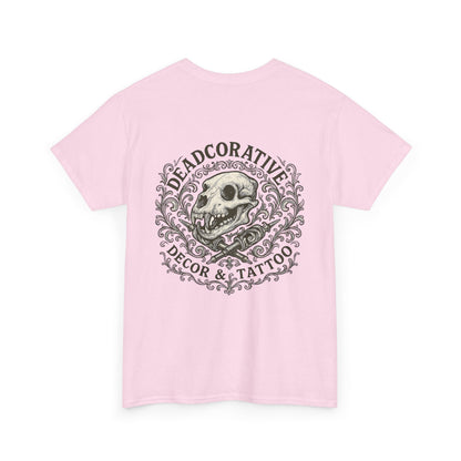 DeadCorative Logo Tee — “Deadcorative Decor & Tattoo” Graphic T-Shirt