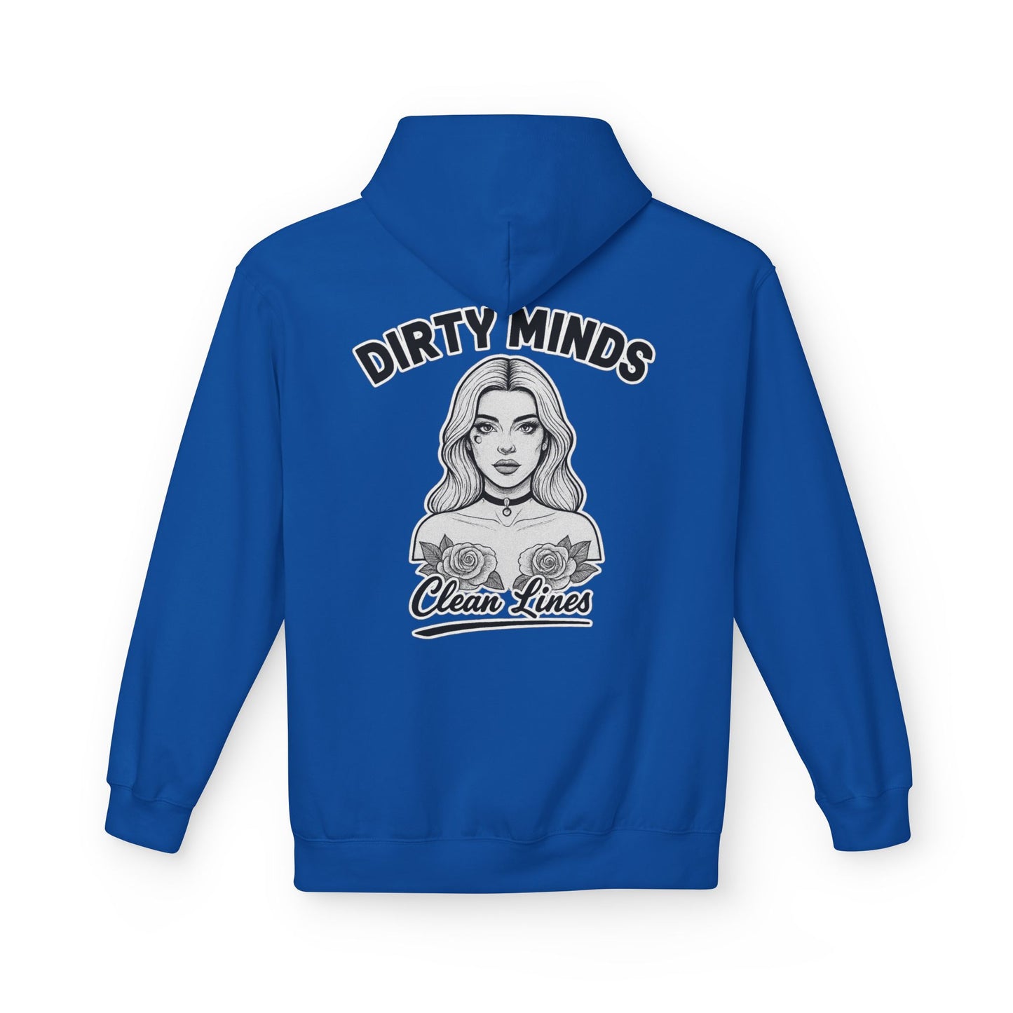 Dirty Minds Clean Lines Hoodie — Deadcorative Pullover Hoodie